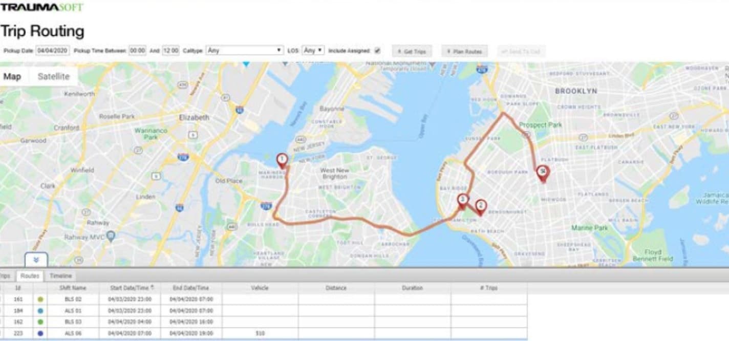 Trip routing Trip routing